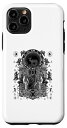 iPhone 11 Pro 難解な死タロットカードアートデザインのイラスト スマホケース