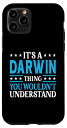 iPhone 11 Pro It's A Darwin Thing 個人名 ファニー ダーウィン スマホケース(2)