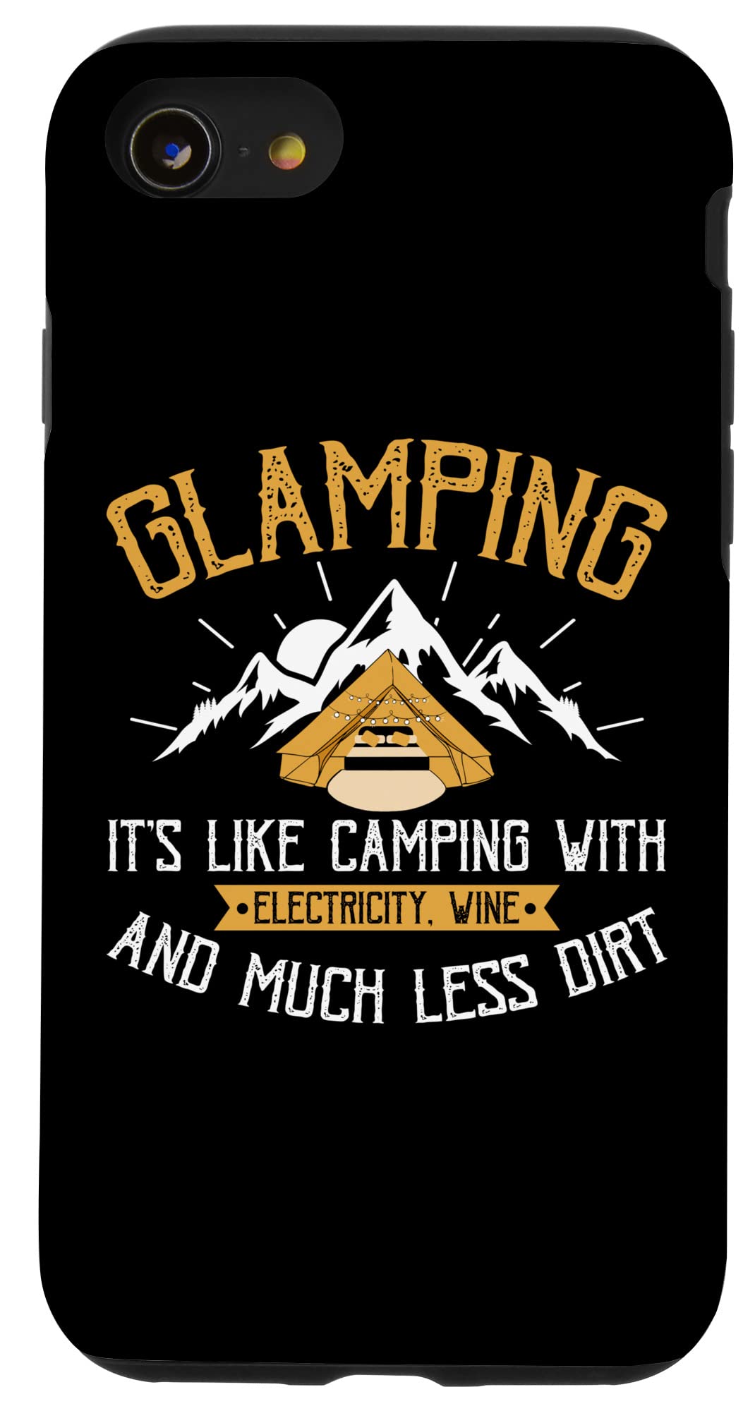 iPhone SE (2020) / 7 / 8 楽しいグランピングデザインでハッピーグランピング。 スマホケース