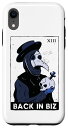 iPhone XR Back In Biz Deast Plague Doctor Mask面白いアートデザイン スマホケース