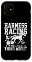 iPhone 11 ハーネス 競馬 レース トラック レーサー トロッティング 馬 スマホケース(2)