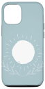 iPhone 14 Sun ミニマリスト パステルブルー スマホケース
