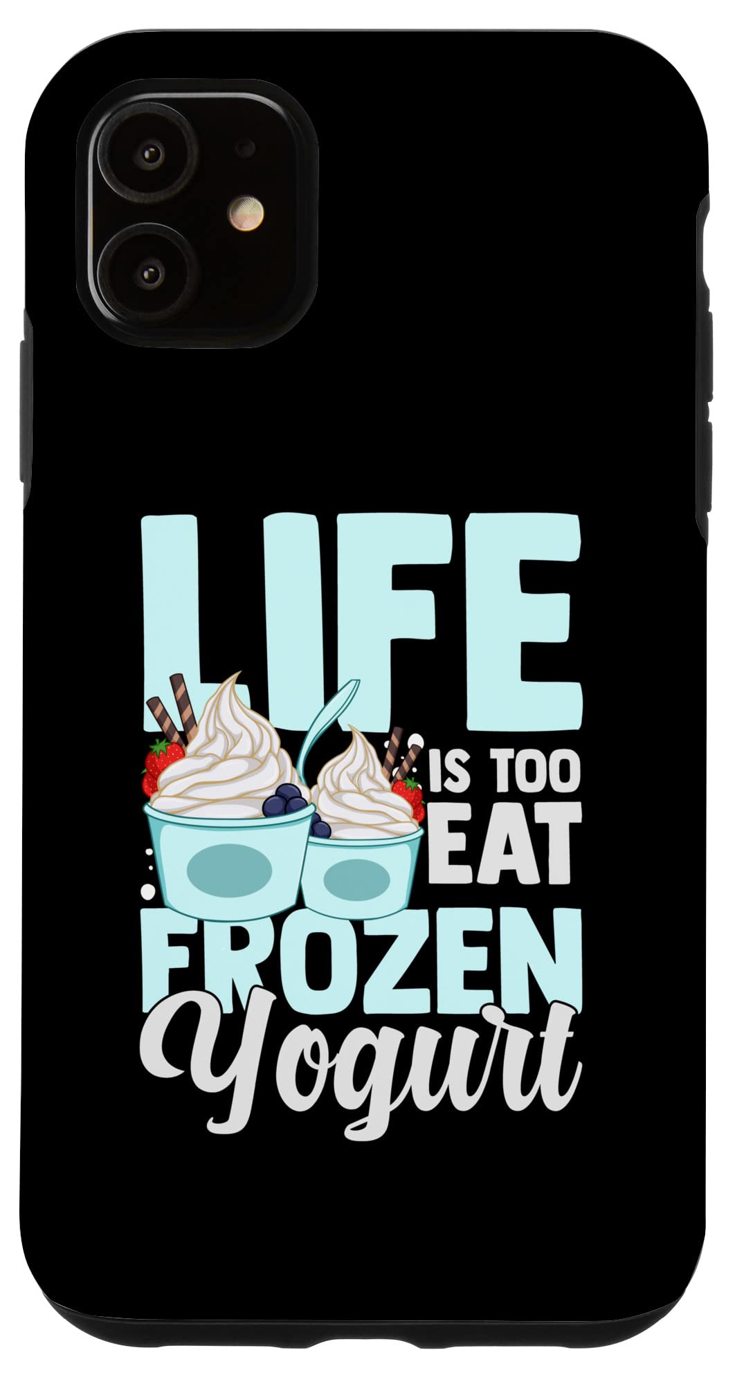 iPhone 11 フローズンヨーグルト Froyo アイスクリームメーカー レシピ スマホケース