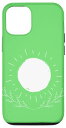 iPhone 13 Sun ミニマリスト パステルグリーン スマホケース