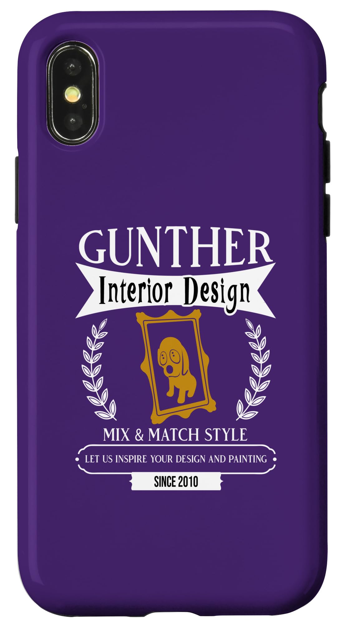 iPhone X/XS Gunther インテリアミックス&マッチスタイル 2010年創業 スマホケース