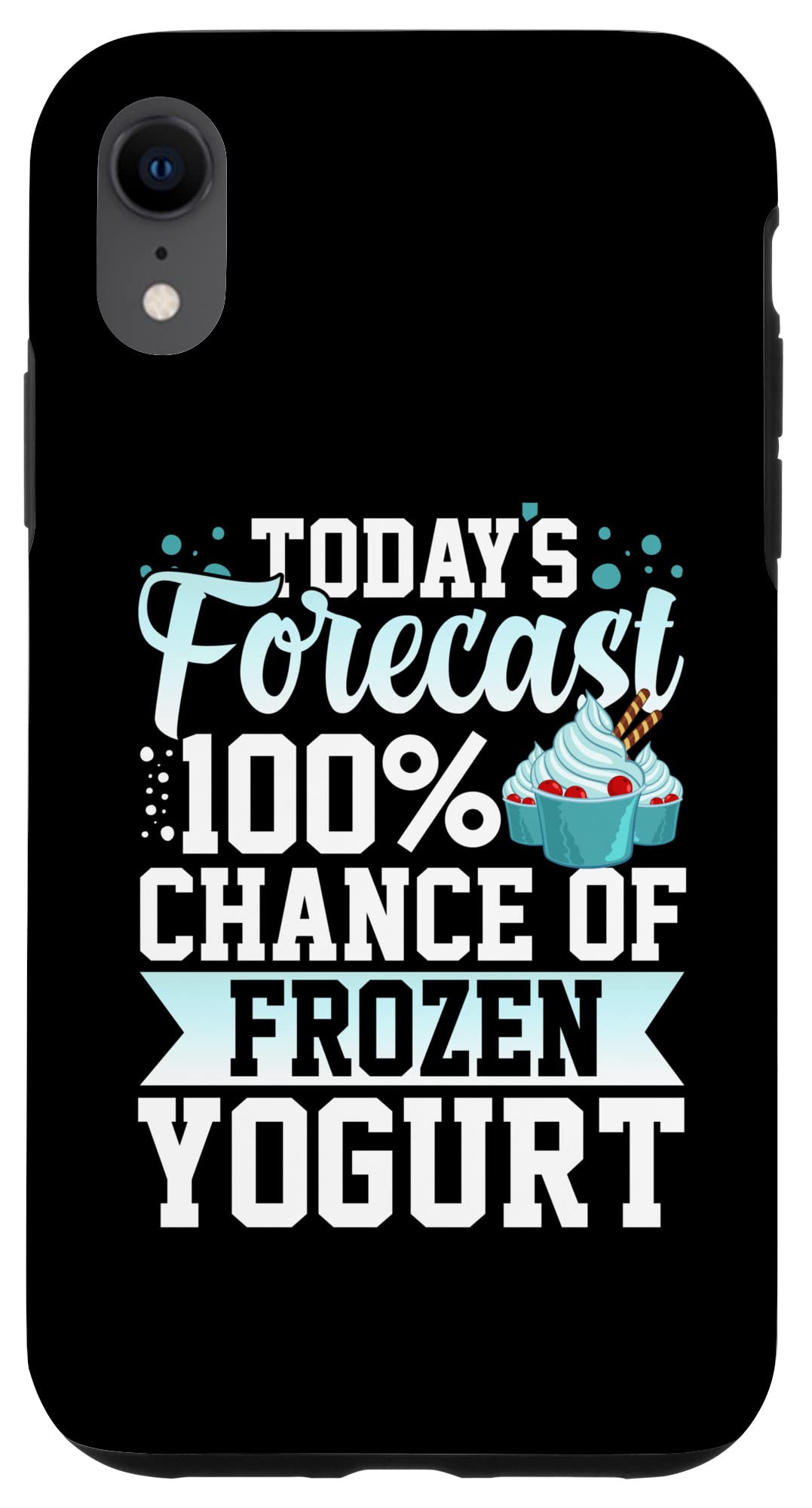 iPhone XR フローズンヨーグルト Froyo アイスクリームメーカー レシピ スマホケース