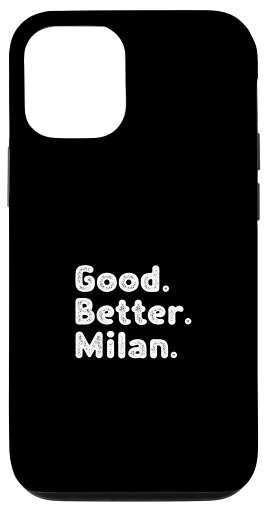 iPhone 12/12 Pro Good better Milan スマホケース iPhone 12/12 Pro Good better Milan スマホケース