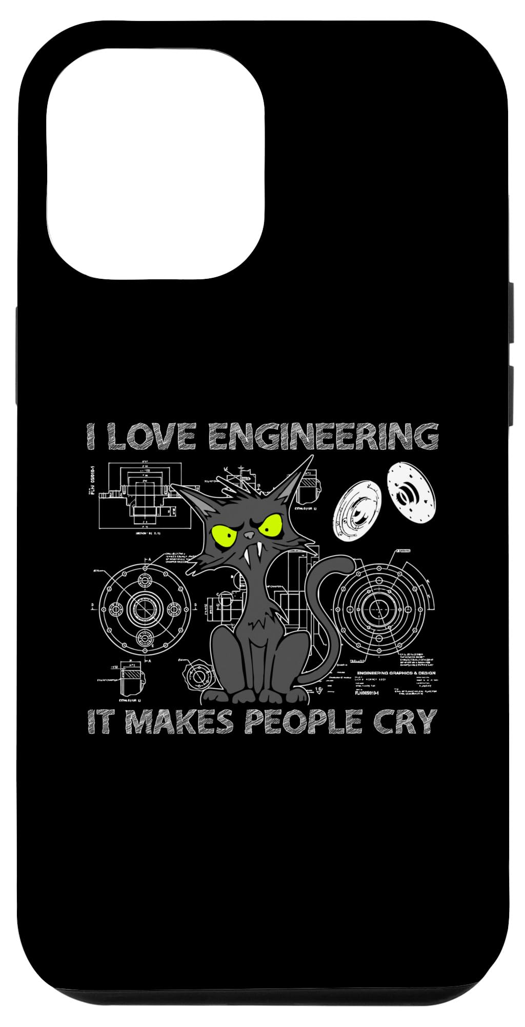 WES STORE㤨iPhone 13 Pro Max I Love Engineering It Makes People Cry Engineer Drawing ޥۥפβǤʤ6,600ߤˤʤޤ