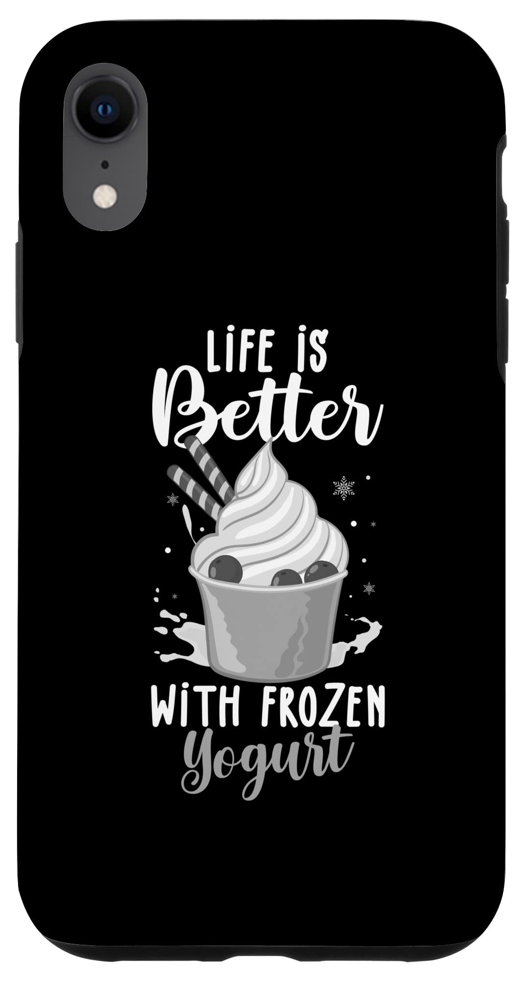 iPhone XR フローズンヨーグルト Froyo アイスクリームメーカー レシピ スマホケース