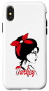 iPhone X/XS Turkey Girl トルコ 女性 トルコ国旗 スマホケース