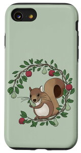 iPhone SE (2020) / 7 / 8 ナシとりんごを食べるコテージコアリス スマホケース