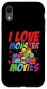iPhone XR I Love Monster Movie スマホケース