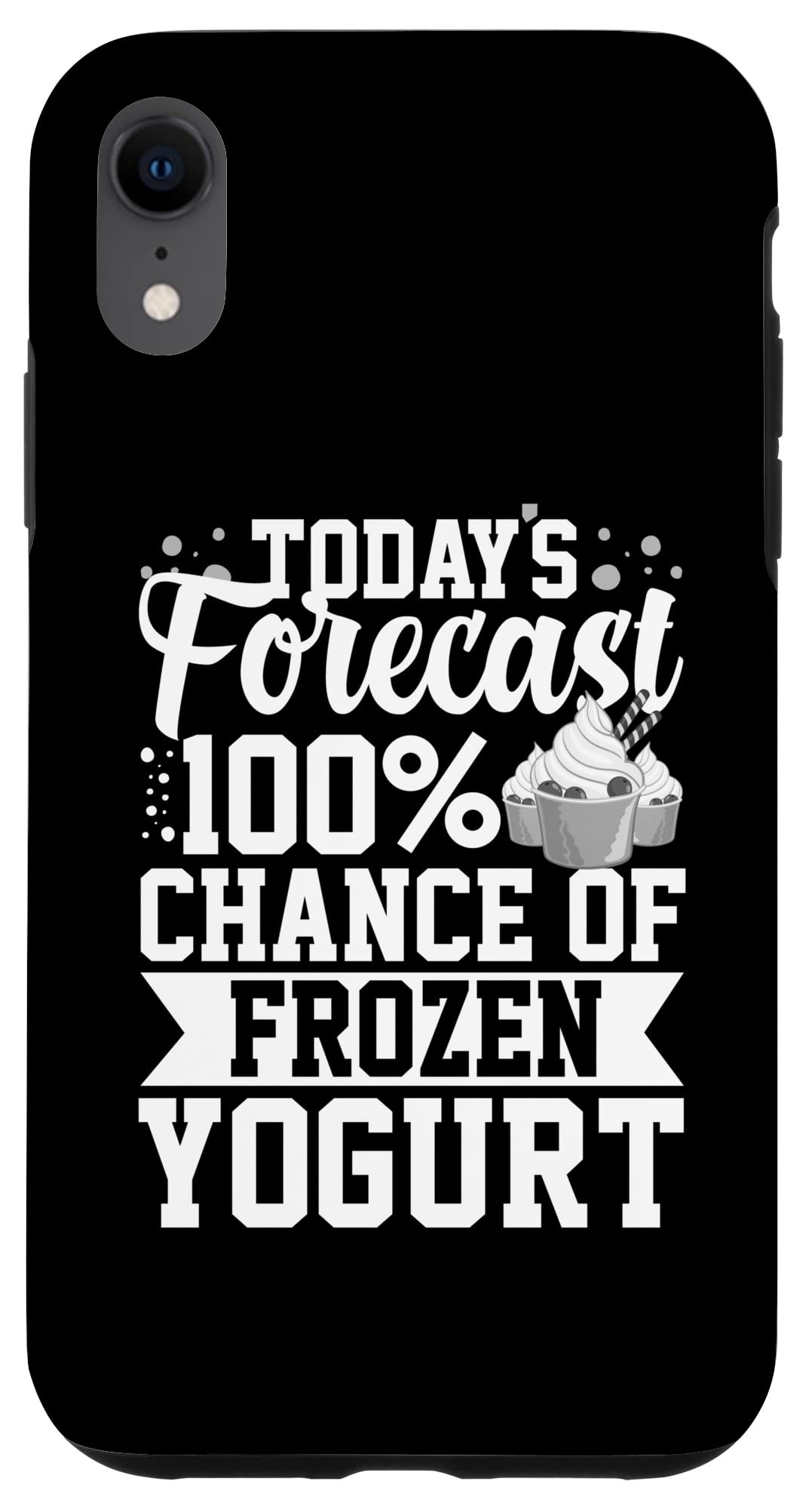 iPhone XR フローズンヨーグルト Froyo アイスクリームメーカー レシピ スマホケース