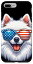 iPhone 7 Plus/8 Plus アメリカン・エスキモー・ドッグアメリカ国旗面白い愛国犬好き スマホケース 6,600円