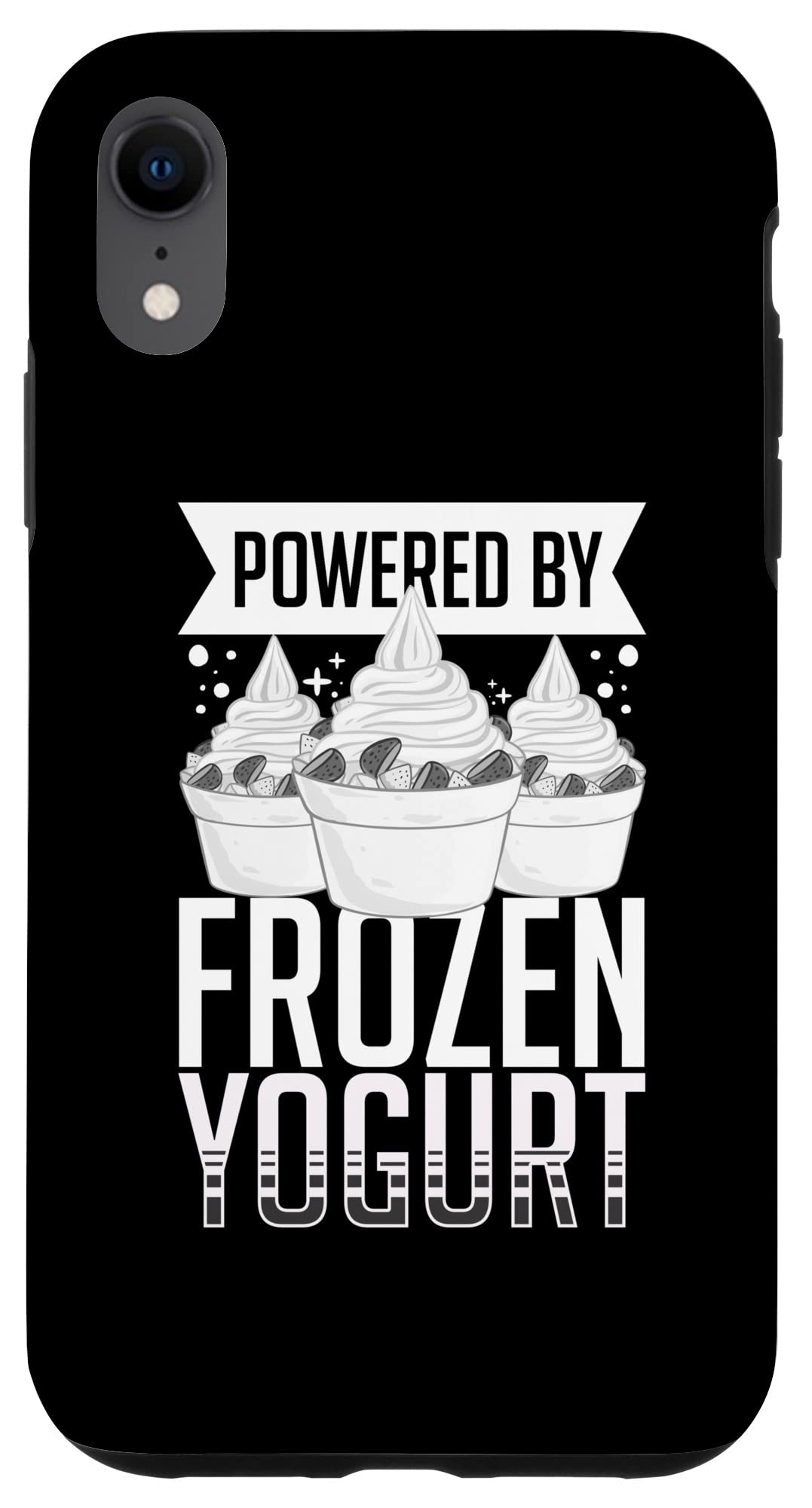 iPhone XR フローズンヨーグルト Froyo アイスクリームメーカー レシピ スマホケース