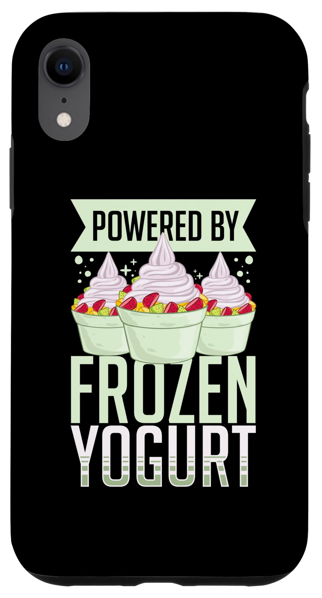 iPhone XR フローズンヨーグルト Froyo アイスクリームメーカー レシピ スマホケース