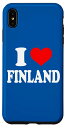 iPhone XS Max フィンランド - I Love Finland スマホケース