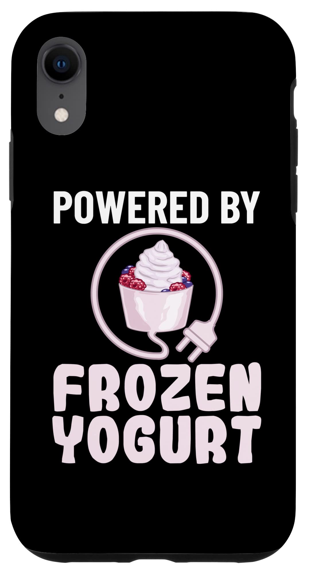 iPhone XR フローズンヨーグルト Froyo アイスクリームメーカー レシピ スマホケース