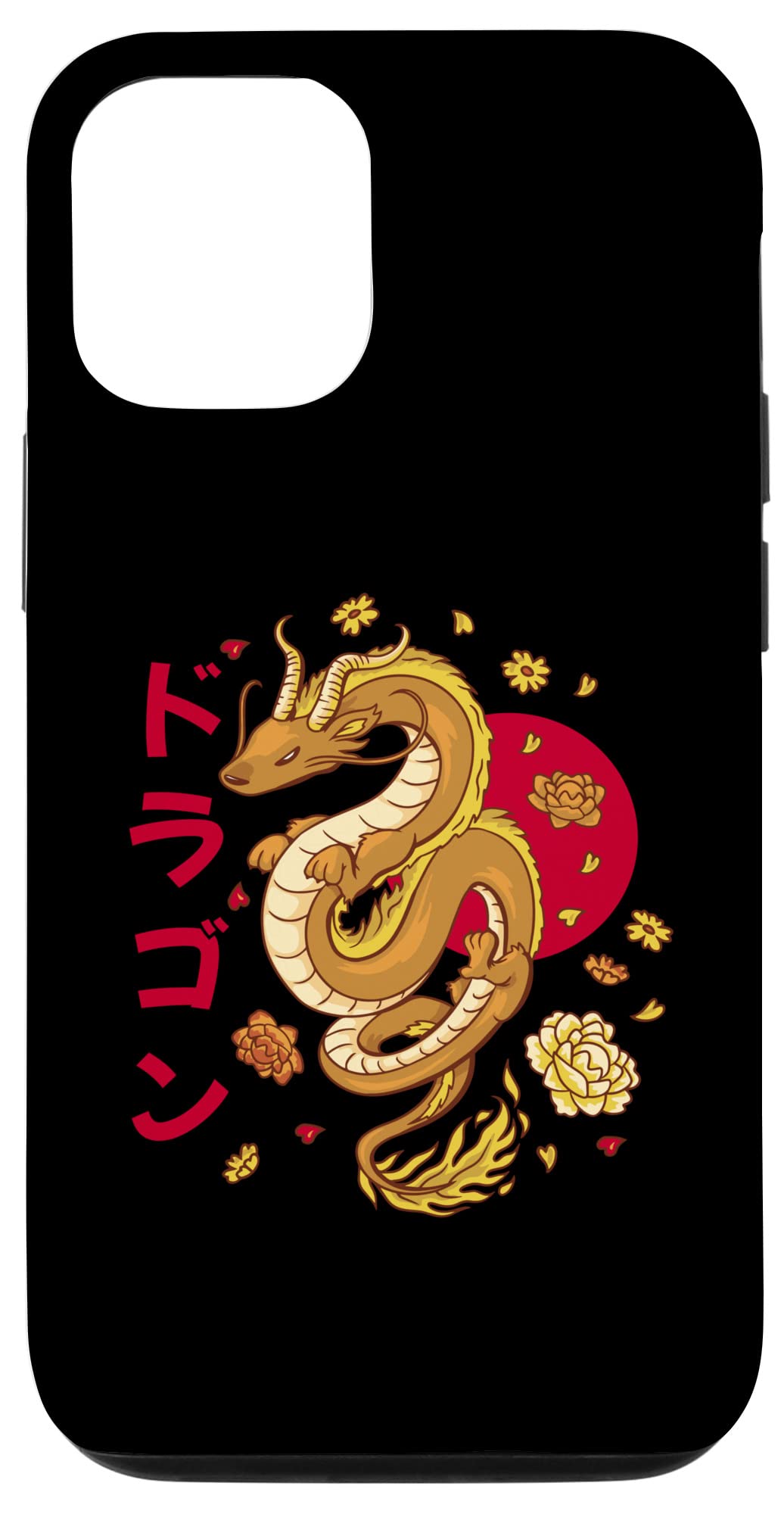 iPhone 12/12 Pro 中国龍 レトロドラゴン グランジ 美的 ヴェイパーウェーブ スマホケース