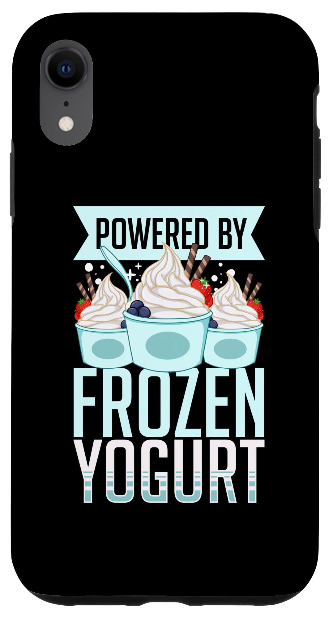 iPhone XR フローズンヨーグルト Froyo アイスクリームメーカー レシピ スマホケース