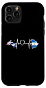 iPhone 11 Pro ニカラグア・キューバ国旗 - キューバ・ニカラグア・ハートビート スマホケース