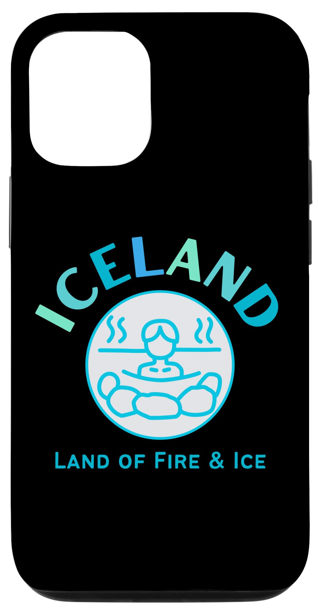 iPhone 13 Pro アイスランド旅行アパレル&お土産: 温泉プール・ラグーン スマホケース