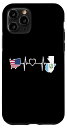 iPhone 11 Pro グアテマラ アメリカ国旗 - 米国グアテマラ ハートビート スマホケース