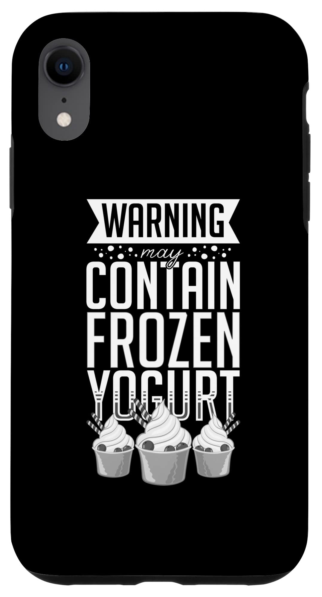 iPhone XR フローズンヨーグルト Froyo アイスクリームメーカー レシピ スマホケース