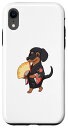 iPhone XR ダックスフント 浴衣 おもしろい犬 夏祭り スマホケース
