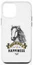 iPhone 12 mini ホース・ホーフビーツ&ハピネス・ホース スマホケース
