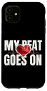 iPhone 11 マイ・ビート・ゴーズ・オン アイ・ハート・サージェリー ハート・サージェリー スマホケース