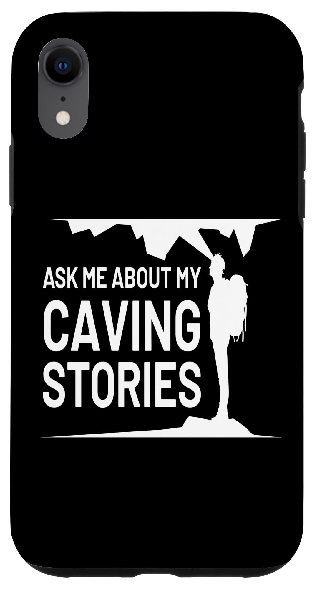 iPhone XR ケイビングストーリー I 野外洞窟 洞窟学 洞窟学者 スマホケース