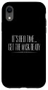 iPhone XR Get The Mask Ready It's Bed Time Sleep 無呼吸症 CPAPセラピー スマホケース
