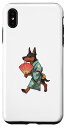 iPhone XS Max ドーベルマン ピンシャー 浴衣 おもしろい犬 夏祭り スマホケース