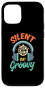 iPhone 15 Silent But Groovy Silent Discoヘッドホン スマホケース