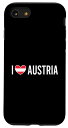 iPhone SE (2020) / 7 / 8 I love Austria オーストリア 国旗 オーストリア人 ハイキング アルプス スキー サッカー スマホケース