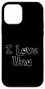 iPhone 12 mini I love Una 子犬 犬 スマホケース