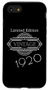 iPhone SE (2020) / 7 / 8 1920 Vintage BIRTHDAY、限定版、アールデコデザイン。 スマホケース