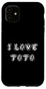iPhone 11 I love Toto 子犬 犬 スマホケース