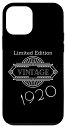 iPhone 12 mini 1920 Vintage BIRTHDAY、限定版、アールデコデザイン。 スマホケース