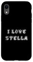 iPhone XR I Love Stella 子犬 犬 スマホケース
