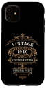 iPhone 11 Vintage BIRTHDAY、限定版1940、オリジナルパーツ。 スマホケース