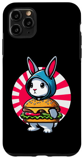 iPhone 11 Pro Max ハンバーガー バニー バーガー うさぎ ファーストフード スマホケース iPhone 11 Pro Max ハンバーガー バニー バーガー うさぎ ファーストフード スマホケース