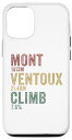 iPhone 14 Pro Mont Ventoux ヴィンテージ ロードサイクリング レトロ サミット クライム サイクル スマホケース