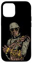 iPhone 12/12 Pro Dystopia ソルジャー ゴーグル ハーフメカニカルアーム スチームパンク スマホケース