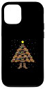 iPhone 12/12 Pro Cowboys クリスマス照明 面白いカウボーイクリスマスツリー。 スマホケース