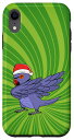 iPhone XR Dabbing Violet インディアンリングネック オウム I アグリークリスマス スマホケース