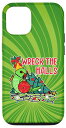 iPhone 14 Parrot Wrecks The Halls I グリーン インディアン リングネック スマホケース