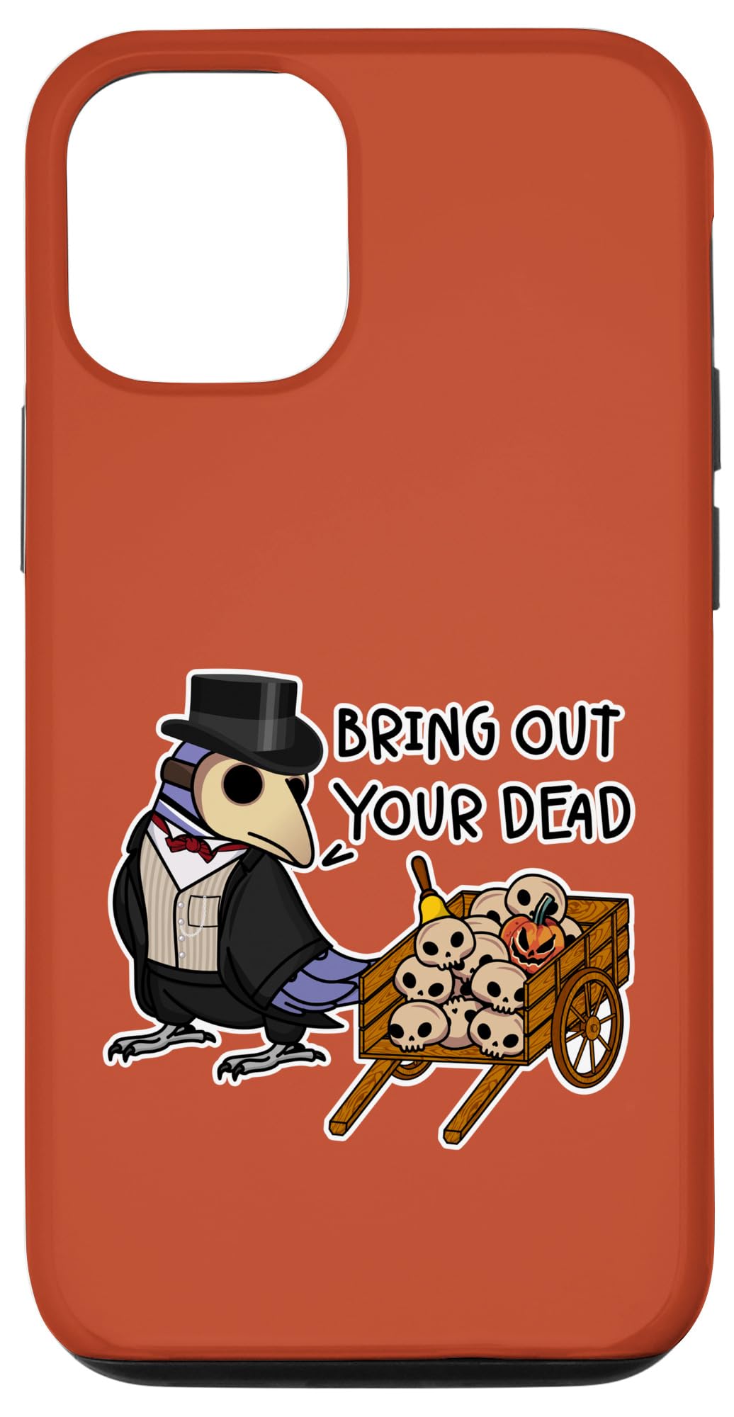 iPhone 13 Plague Doctor Parrot I バイオレット インディアン リングネック スマホケース