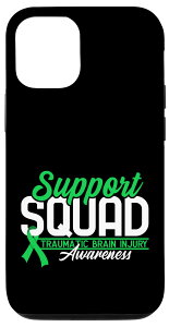 iPhone 14 Support Awareness Squad I TBI 外傷性脳損傷 スマホケース